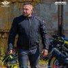 Pánská textilní moto bunda CYBER GEAR DELTA, černá (Barva Černá, Velikost S)