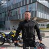Pánská textilní moto bunda SPARK DAEMON, černá (Barva Černá, Velikost M)