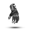 Pánské kožené moto rukavice SPARK VORTEX, grey (Barva Černá, Velikost M)
