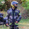 Pánská textilní moto bunda SPARK ROADRUNNER, černá (Barva Černá, Velikost L)