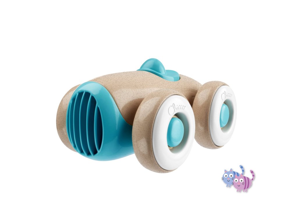 CHICCO Autíčko Vintage Eco+ modré 12m+