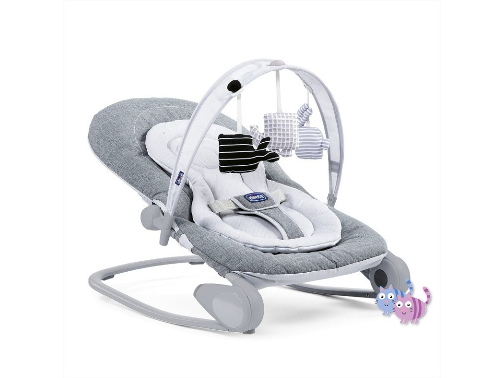 CHICCO Houpátko Hoopla - Titanium 0m+, do 18 kg