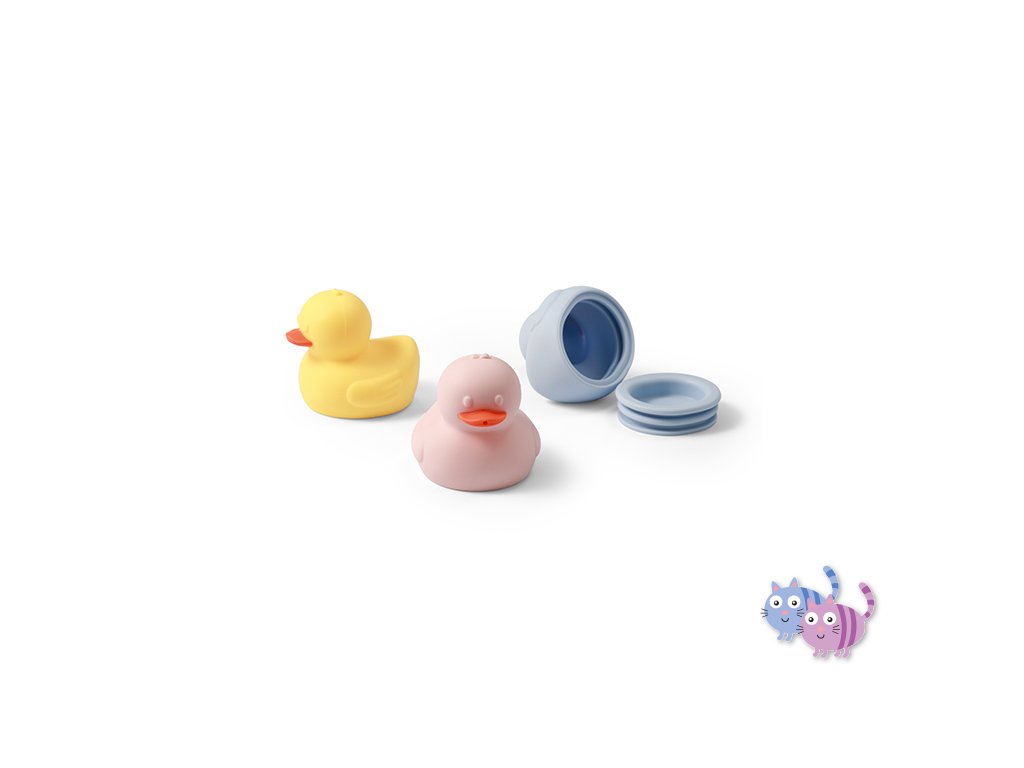 BABYONO Hračka do vody Set kachniček 3m+