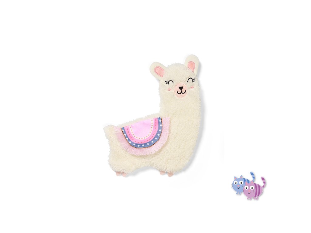 BABYONO Hračka mazlíček Lama Lulu růžová 0m+