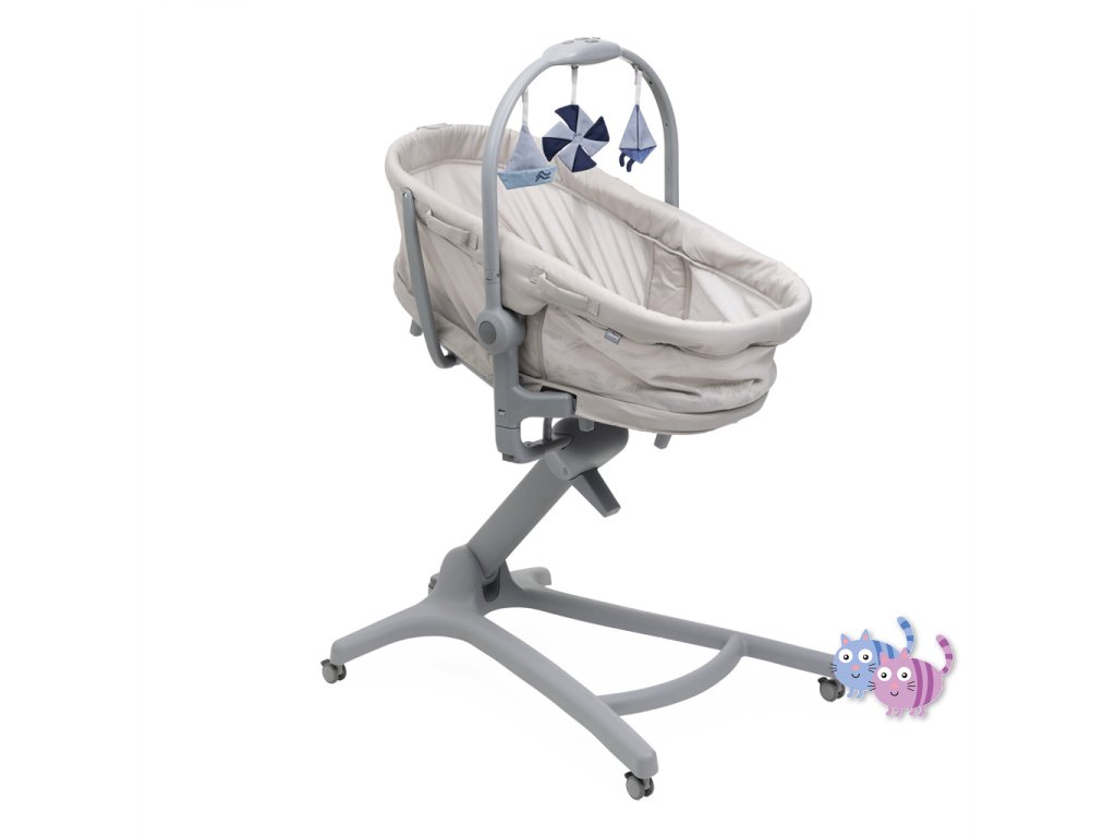 CHICCO Postýlka/lehátko/židlička Chicco Baby Hug Pro - Beige Latte