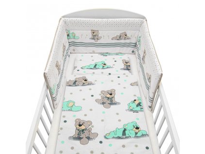 3-dílné ložní povlečení New Baby 90/120 cm Snílek šedé