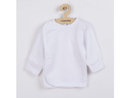 Kojenecká košilka s bočním zapínáním New Baby bílá
