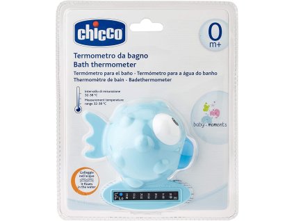 CHICCO Teploměr Rybička světle-modrá