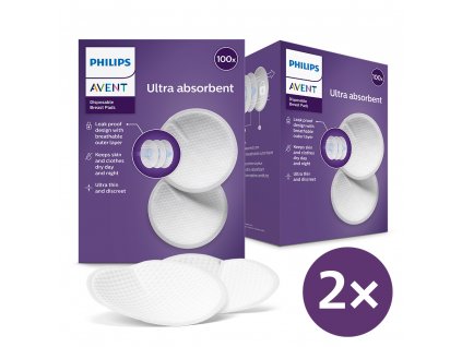 Philips AVENT Vložky prsní jednorázové 2x100 ks