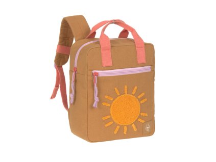 LÄSSIG Green Label Little One & Me Square Backpack Small Gots caramel