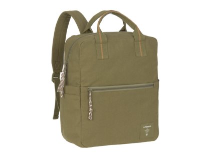 LÄSSIG Green Label Little One & Me Square Backpack Big Gots 2025 olive