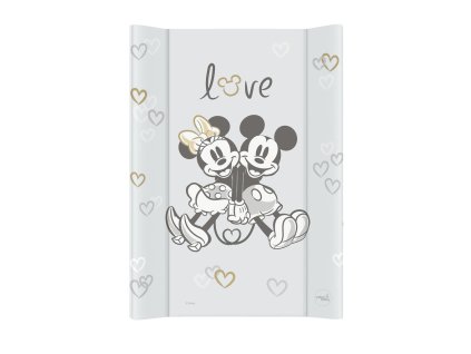 CEBA BABY Podložka přebalovací s pevnou deskou COMFORT (50x70) Disney Minnie & Mickey Grey