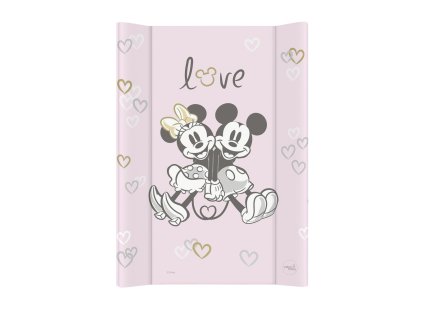 CEBA BABY Podložka přebalovací s pevnou deskou COMFORT (50x70) Disney Minnie & Mickey Pink