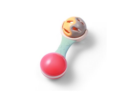 BABYONO Chrastítko s kousátkem 3m+ Ball