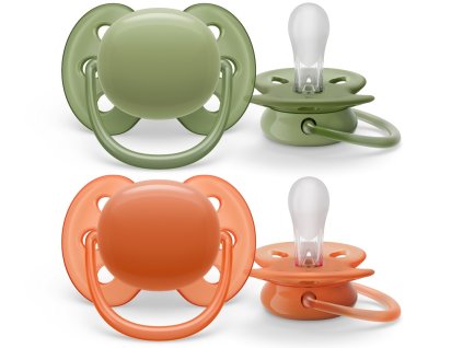 Philips AVENT Šidítko Ultrasoft Premium neutral 18m+, 2 ks