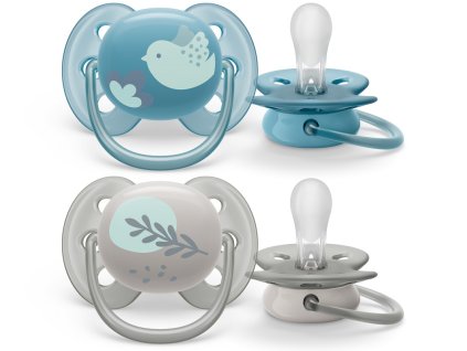 Philips AVENT Šidítko Ultrasoft Premium Zvířátko 6-18m chlapec, 2 ks