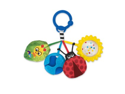 BABY EINSTEIN Hračka senzorická na C kroužku Touch of Nature™ 0m+