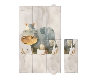 CEBA BABY Podložka přebalovací cestovní (80x50) Basic Cosy Hippo