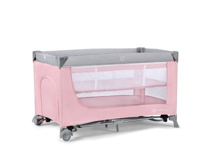 KINDERKRAFT SELECT Postýlka cestovní Leody Pink, Premium
