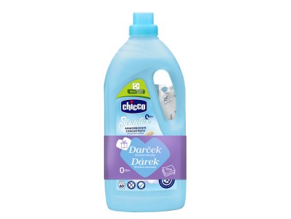 CHICCO Aviváž koncentrovaná Sladký Pudr 1,5 l, 60 praní + vlhčené ubrousky 72 ks zdarma
