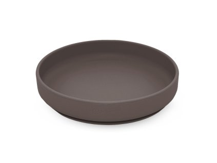 PETITE&MARS Talíř silikonový s přísavkou Take&Match Bitter Cocoa 6m+