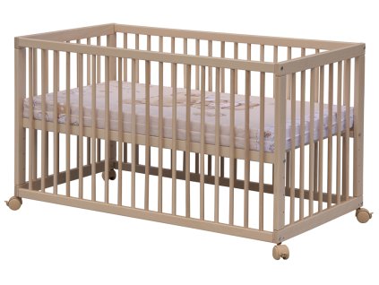 12411 detska postylka scarlett kombi prirodni buk vyndavaci pricky 120 x 60 cm