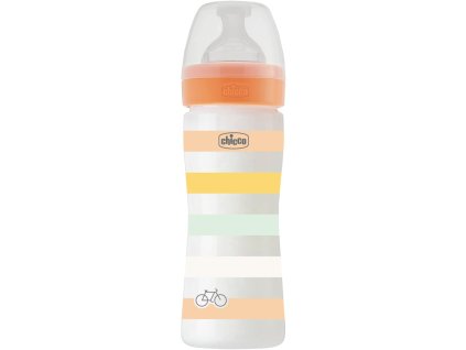 CHICCO Láhev kojenecká Well-being silikon 250 ml uni