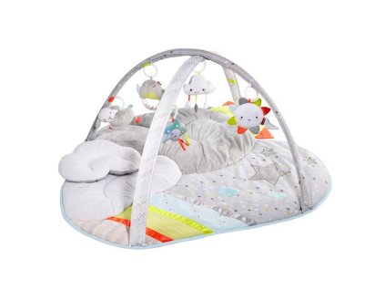 SKIP HOP Deka na hraní 5 hraček, polštářek Silver Linning Cloud 0m+