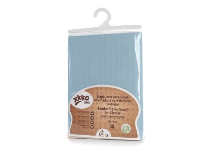 xkko bmb bed sheet 70x50 baby blue m