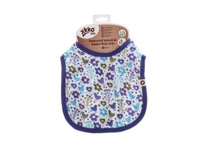 xkko burp cloth flowersbirds boys