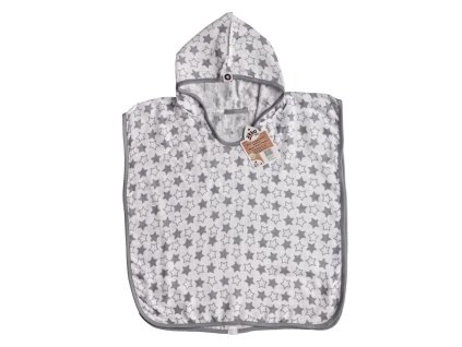 xkko bmb poncho little stars silver m