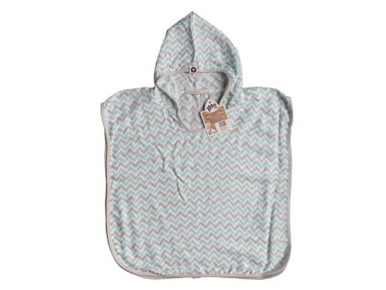xkko bmb poncho scandinavian mint chevron m 1
