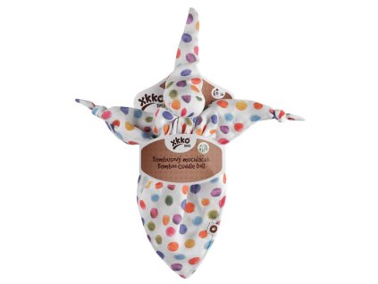 xkko bmb cuddly toys digi watercolour polka dots card small