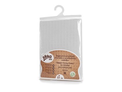 xkko bmb bed sheet 70x50 white m