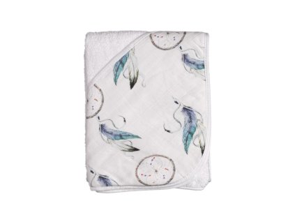 xkko bmb hooded towel 90x90 dream catcher fold