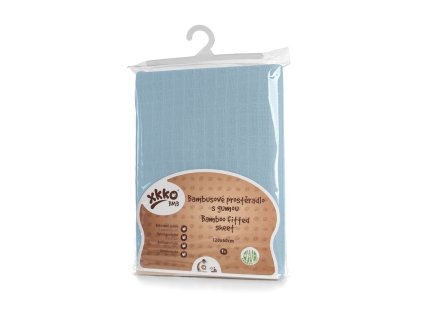 xkko bmb bed sheet 120x60 baby blue m