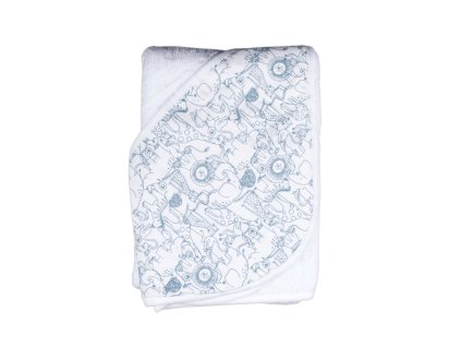 xkko bmb 90x90 hooded towel safari w mountain spring 8594216382323 m