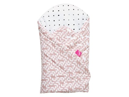 MOTHERHOOD Zavinovačka s kokosovou výztuží Pink Classics new 75x75xm