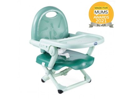 CHICCO Jídelní židlička na židli přenosná Pocket - Sage