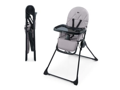 KINDERKRAFT Židlička jídelní Binci Grey