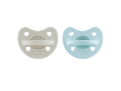 CHICCO Dudlík Physio Luxe green/gray 6-16m, 2ks