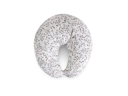 CEBA BABY Polštář na kojení Huggy (150x60x37) Basic Tiny Leaves