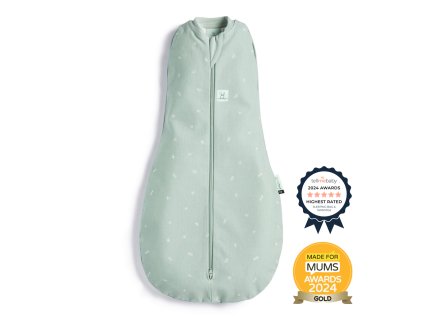 ERGOPOUCH Zavinovačka a pytel na spaní 2v1 Cocoon Sage 0-3 m, 3-6 kg, 1 tog