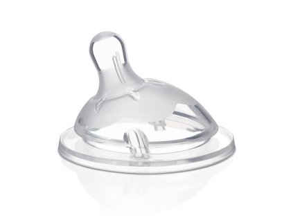 CHICCO Savička na láhev Natural Feeling silikon střední průtok 2m+ 1 ks