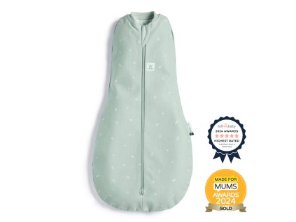 ERGOPOUCH Zavinovačka a pytel na spaní 2v1 Cocoon Sage 6-12 m, 8-10 kg, 0,2 tog