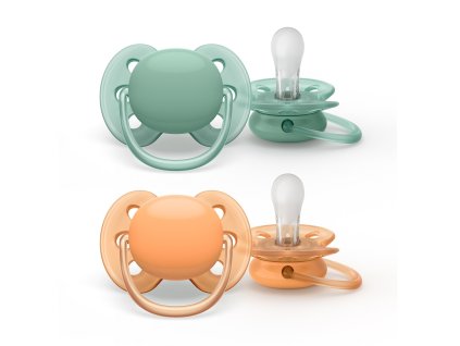 Philips AVENT Šidítko Ultrasoft Premium neutral 0-6m, 2 ks