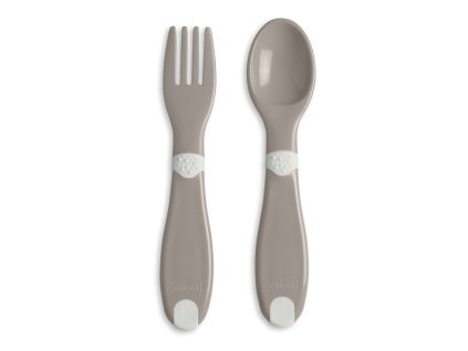 CHICCO Příbor dětský ergonomický 12m+ béžový