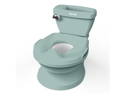 INGENUITY Toaleta dětská se zvukem My Size™ zelená