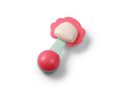 BABYONO Chrastítko s kousátkem 3m+ Lion