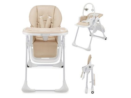 KINDERKRAFT Židlička jídelní Tummie beige